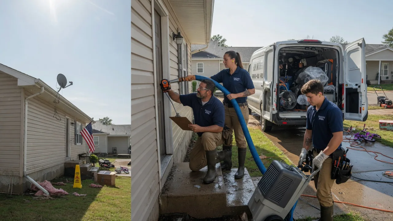 Ceiling Water Damage Restoration in Fort Calhoun, NE near me